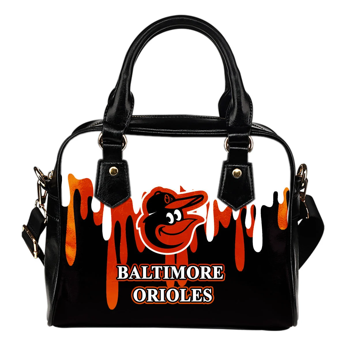Color Leak Down Colorful Baltimore Orioles Shoulder Handbags Sb0801