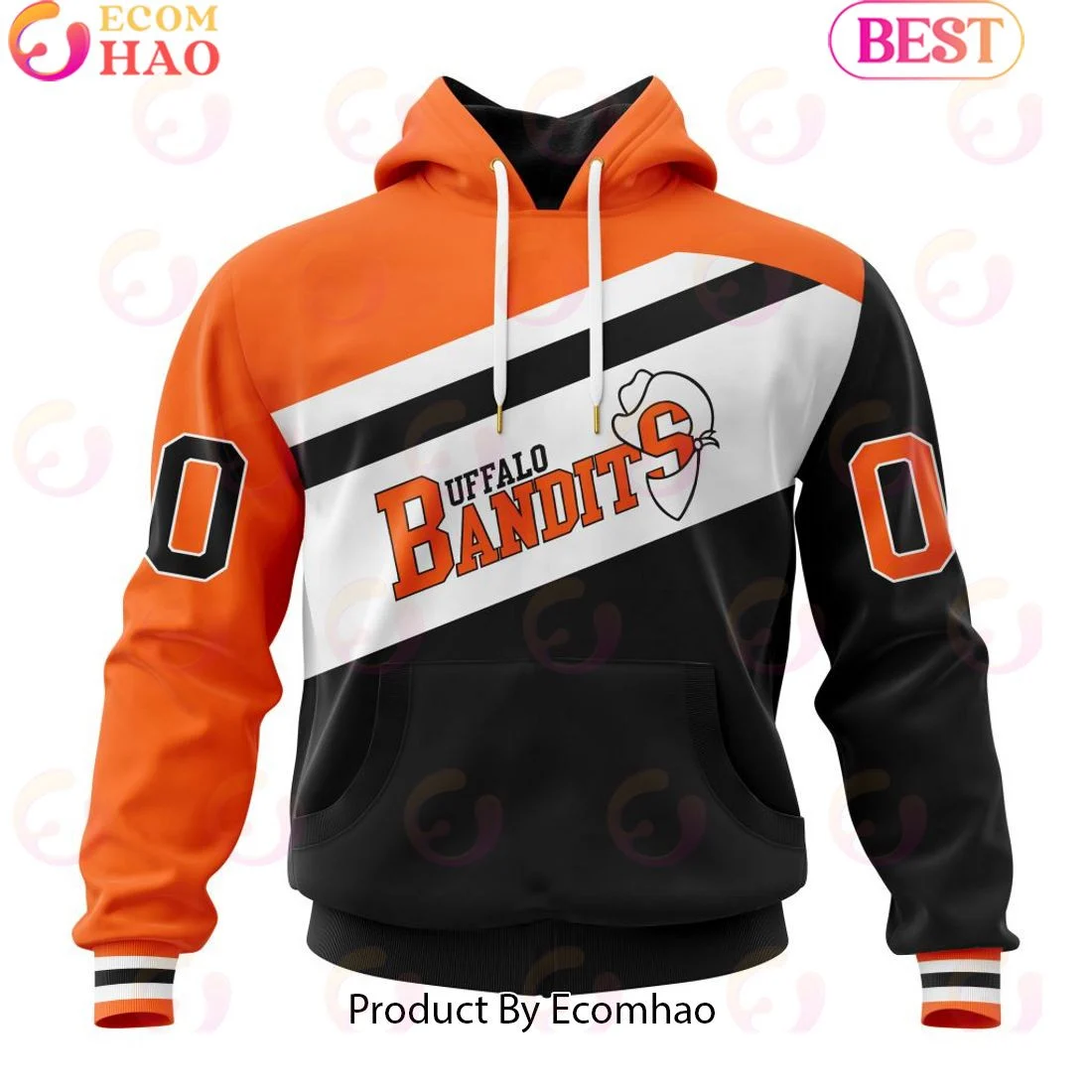Custom Buffalo Bandits Jersey Personalized Letters Number Hoodie, Zip Hoodie, Man - Women, Warm, Premium Quality HZ0501