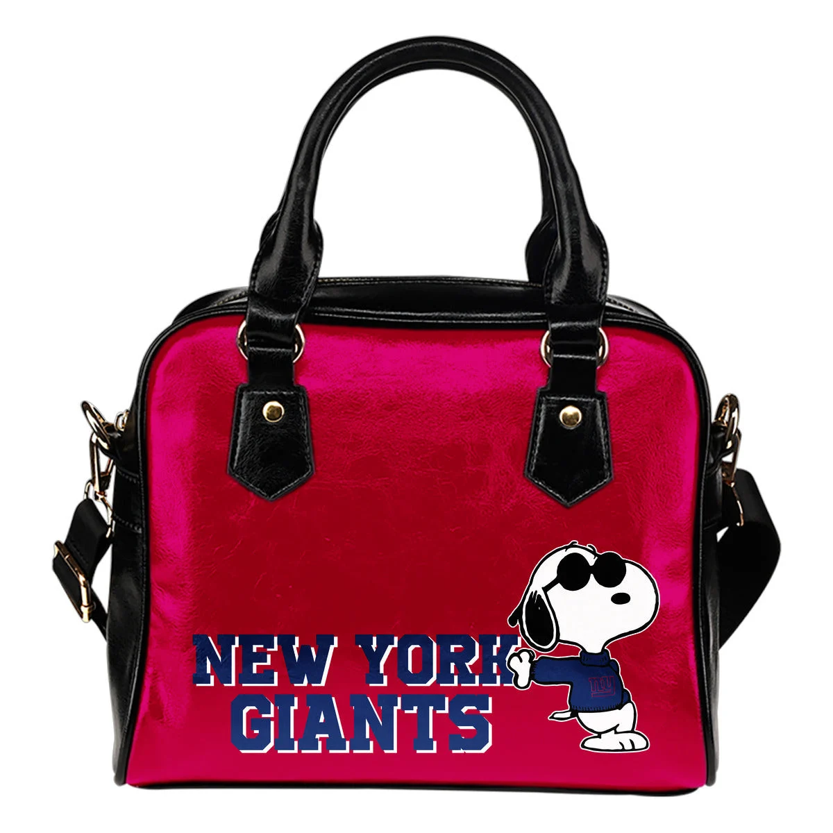 New York Giants Cool Sunglasses Snoopy Shoulder Handbags Women Purse Sb0801