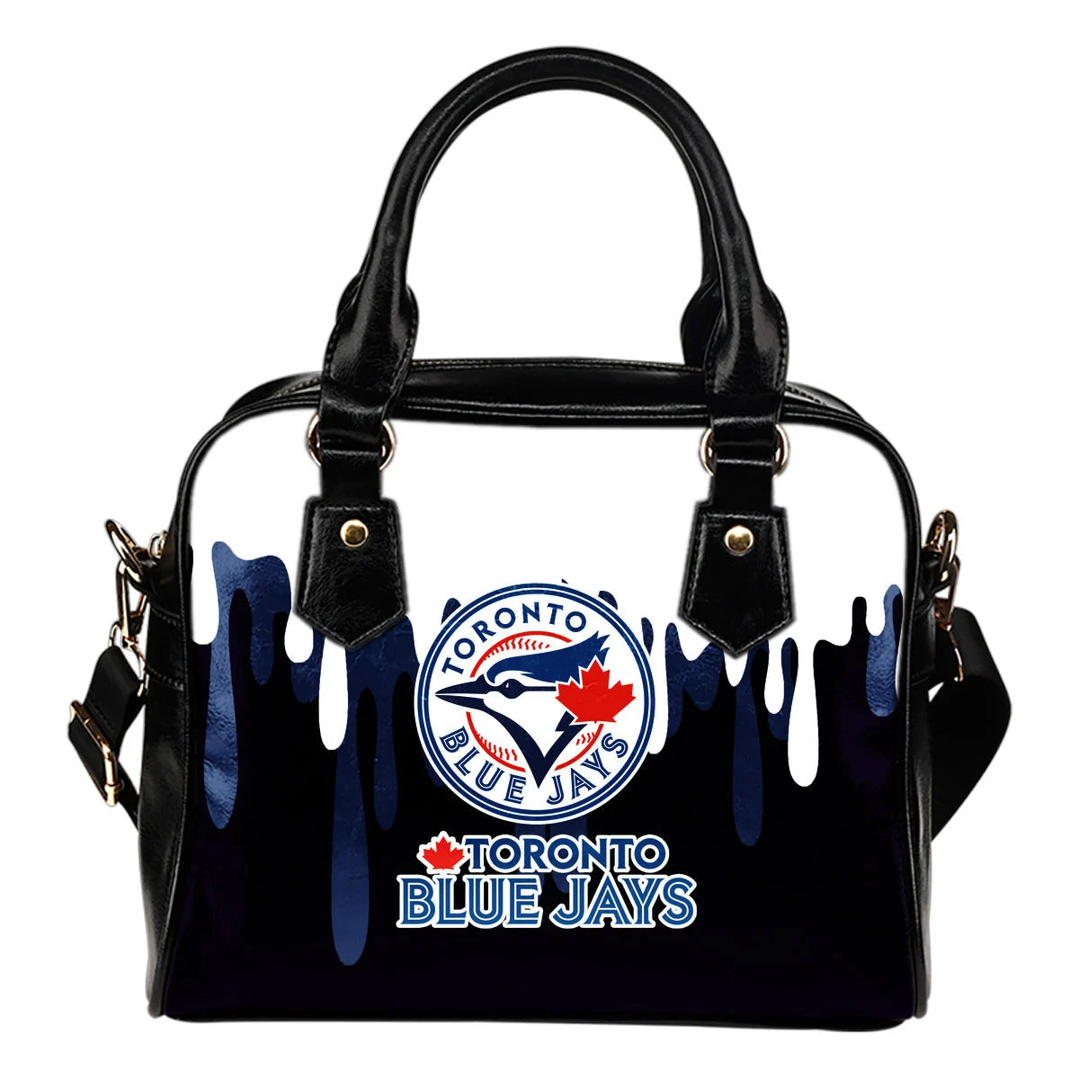 Color Leak Down Colorful Toronto Blue Jays Shoulder Handbags Sb0801