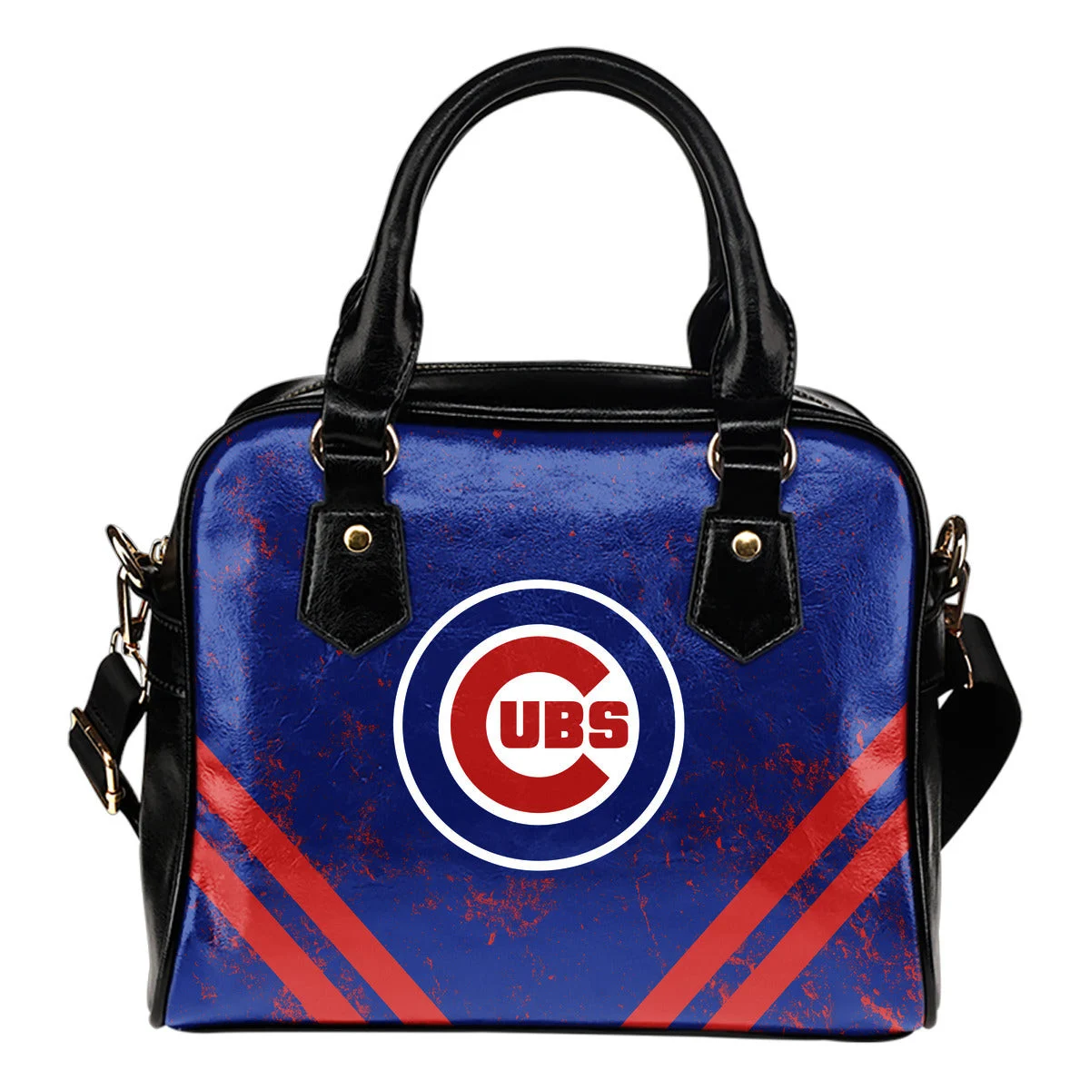 Couple Curves Light Good Logo Chicago Cubs Shoulder Handbags Sb0801