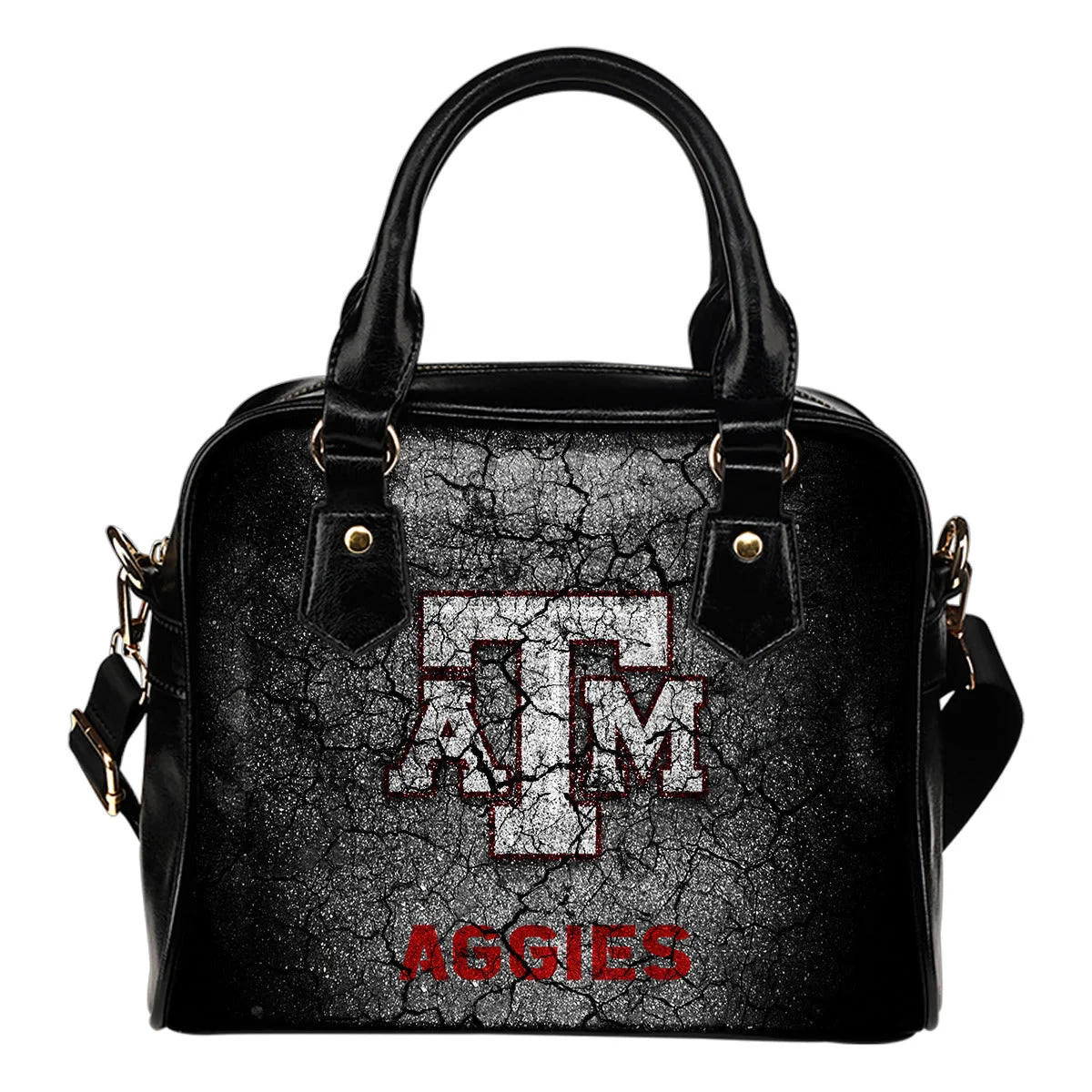 Wall Break Texas A&M Aggies Shoulder Handbags Women Purse Sb0801