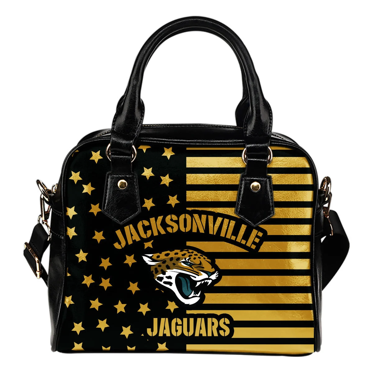 Twinkle Star With Line Jacksonville Jaguars Shoulder Handbags Sb0801