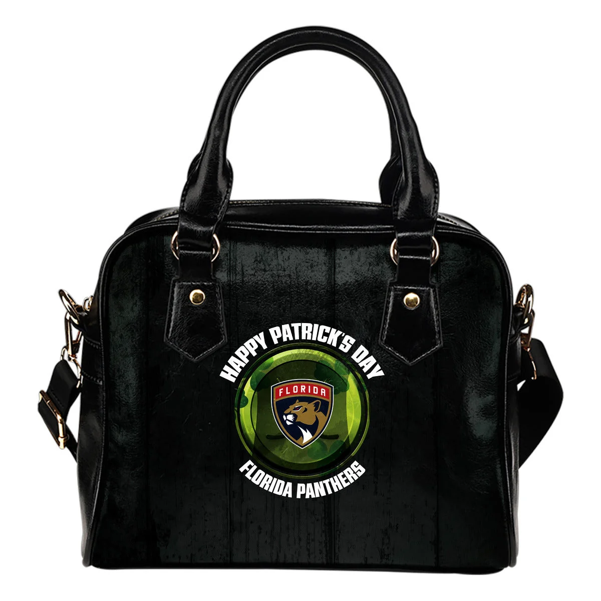 Retro Scene Lovely Shining Patrick's Day Florida Panthers Shoulder Handbags Sb0801