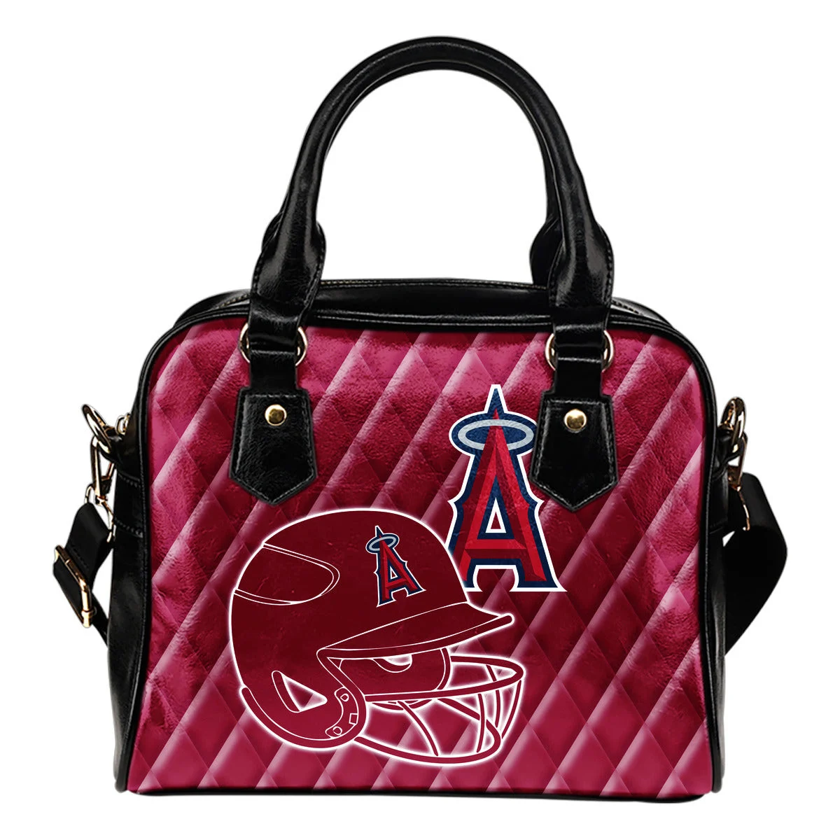 Couple Helmet Enchanting Logo Los Angeles Angels Shoulder Handbags Sb0801