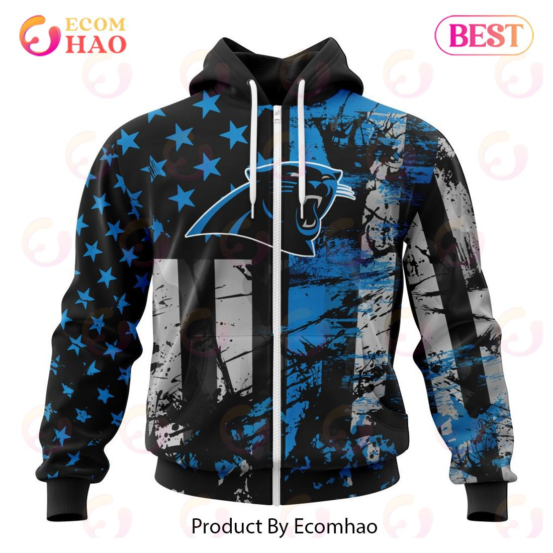 Carolina Panthers Jersey For America 3D Hoodie, Zip Hoodie, Man - Women, Warm, Premium Quality HZ0501