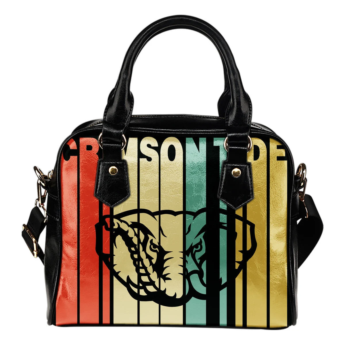 Alabama Crimson Tide Vintage Silhouette Style Handbags Women Purse Sb0801
