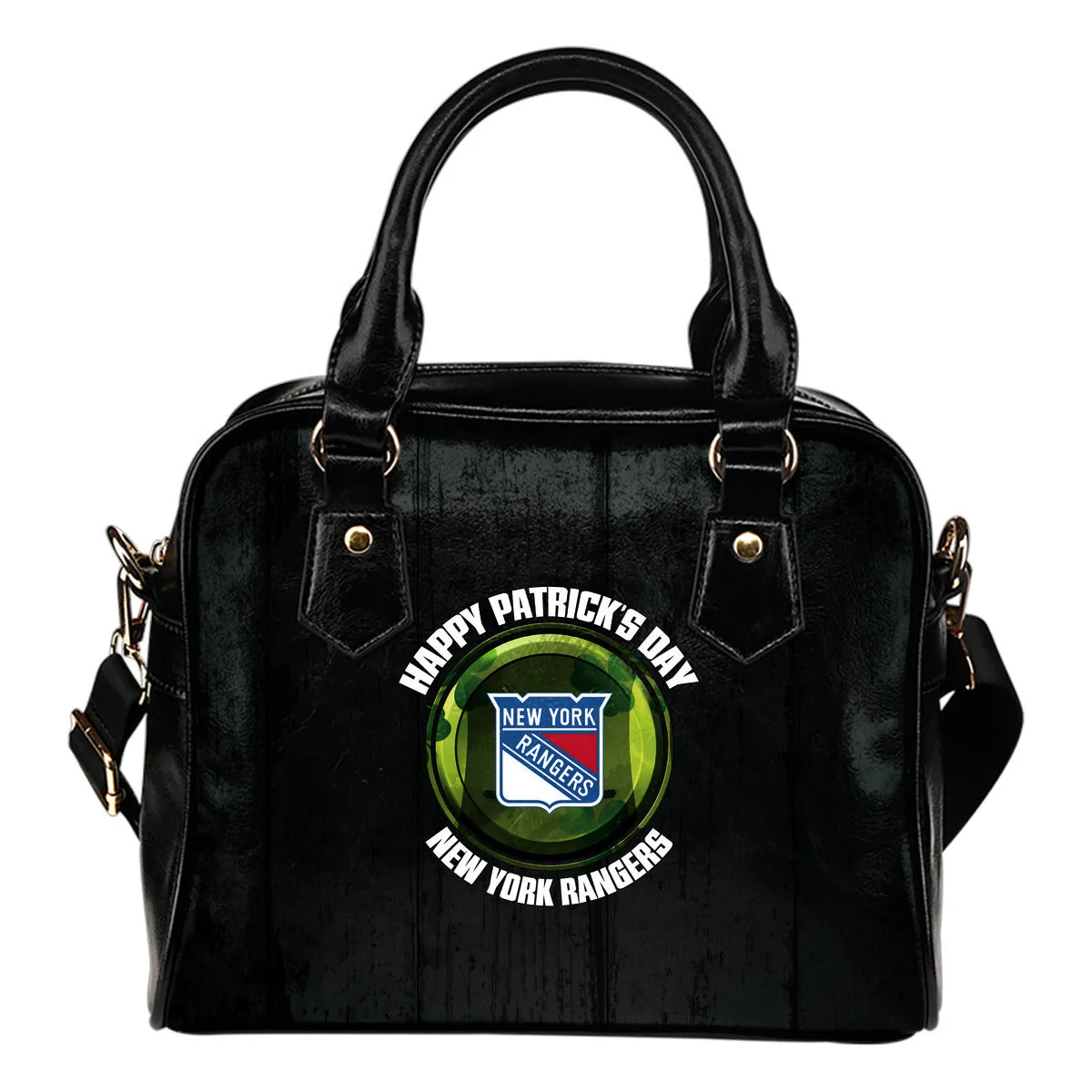 Retro Scene Lovely Shining Patrick's Day New York Rangers Shoulder Handbags Sb0801