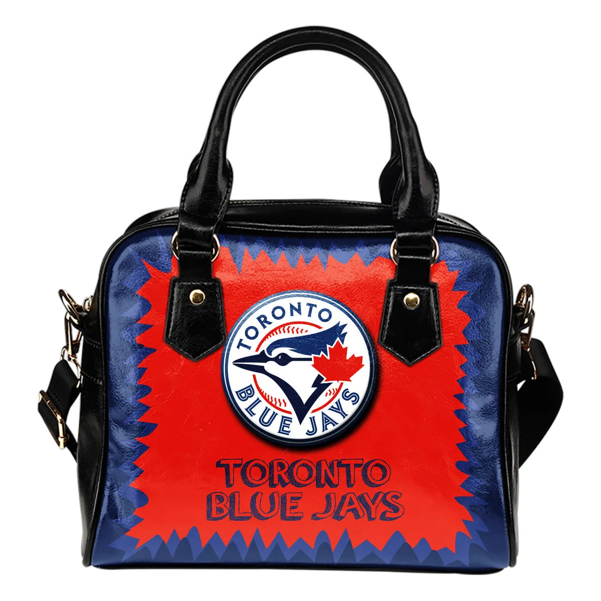 Jagged Saws Mouth Creepy Toronto Blue Jays Shoulder Handbags Sb0801