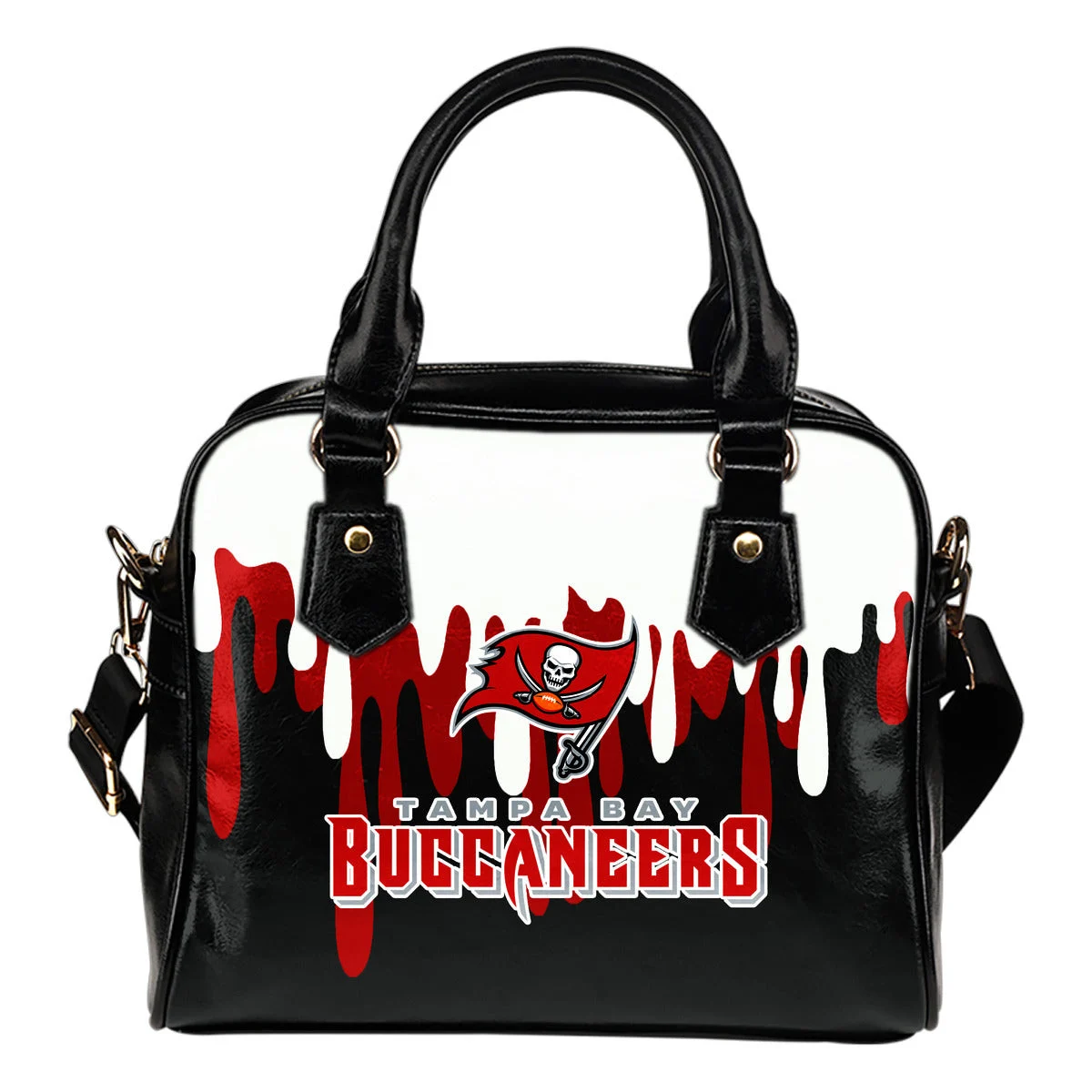 Color Leak Down Colorful Tampa Bay Buccaneers Shoulder Handbags Sb0801