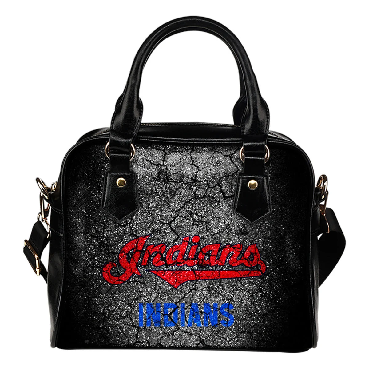 Wall Break Cleveland Indians Shoulder Handbags Women Purse Sb0801