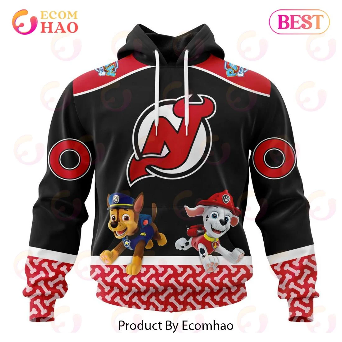 New Jersey Devils Special Paw Patrol Design 3D Hoodie, Zip Hoodie, Man - Women, Warm, Premium Quality HZ0501