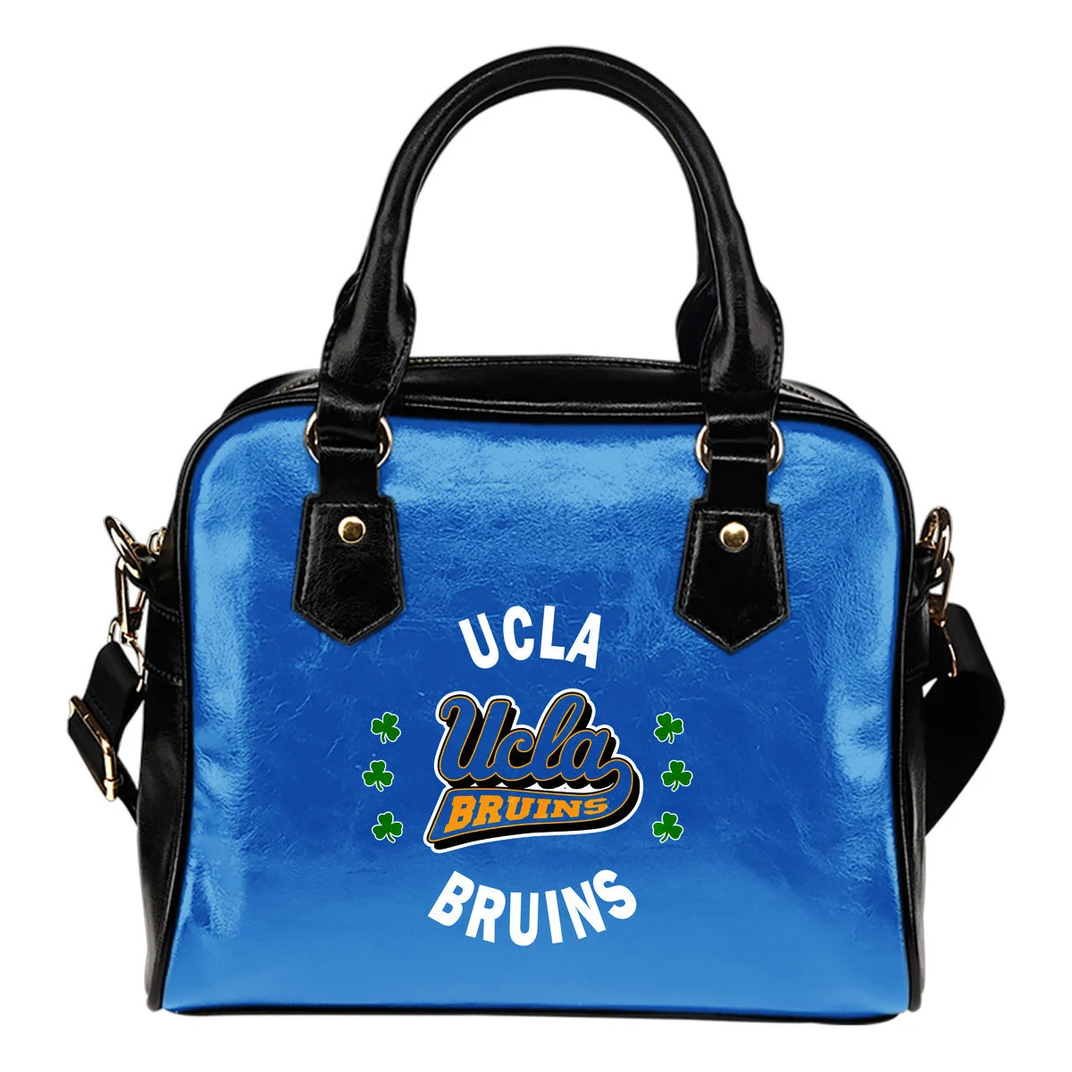 Central Beautiful Logo Circle Lucky Leaf UCLA Bruins Shoulder Handbags Sb0801
