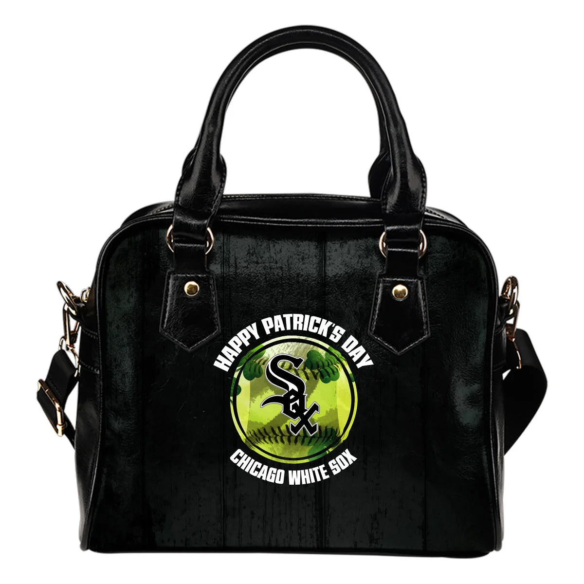 Retro Scene Lovely Shining Patrick's Day Chicago White Sox Shoulder Handbags Sb0801