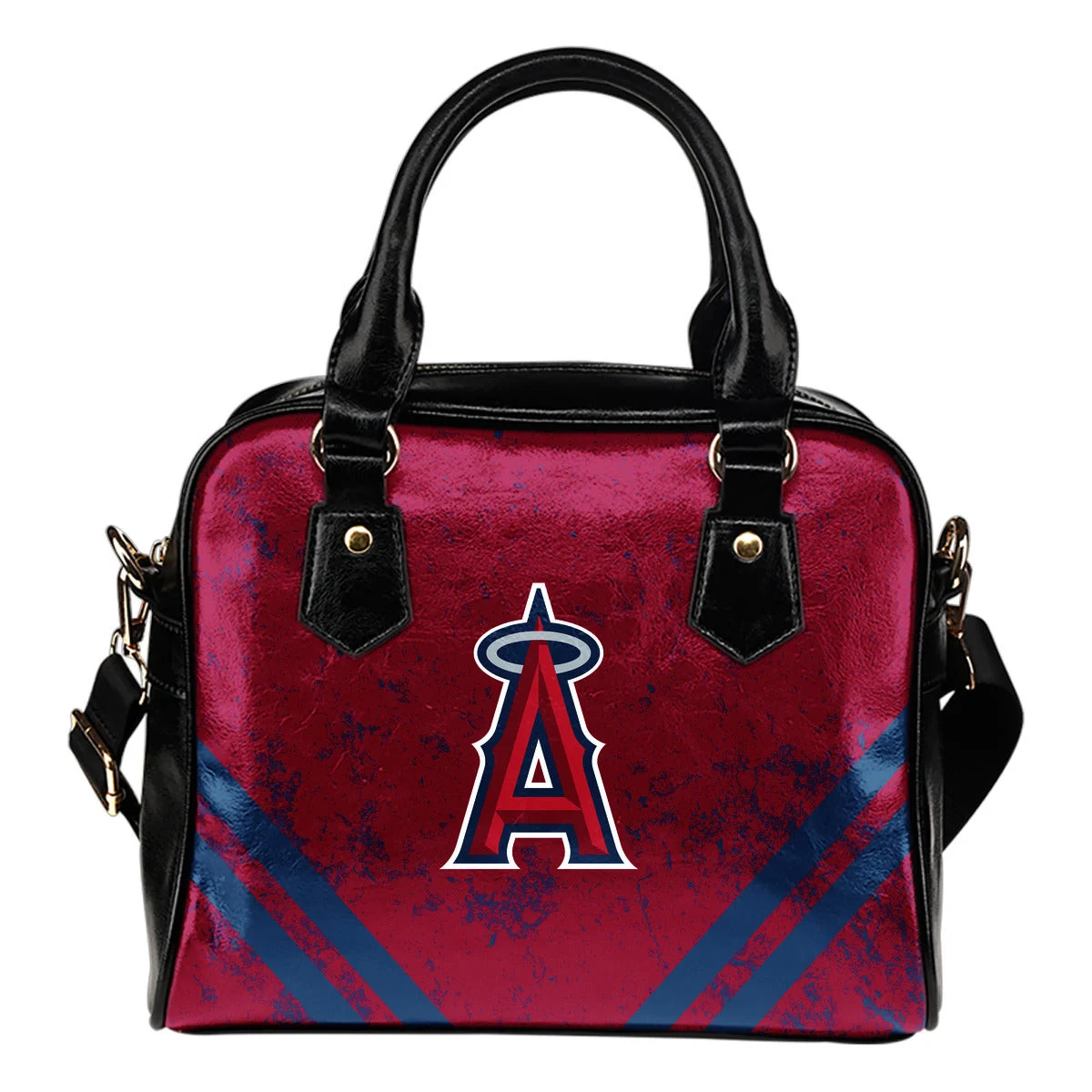 Couple Curves Light Good Logo Los Angeles Angels Shoulder Handbags Sb0801