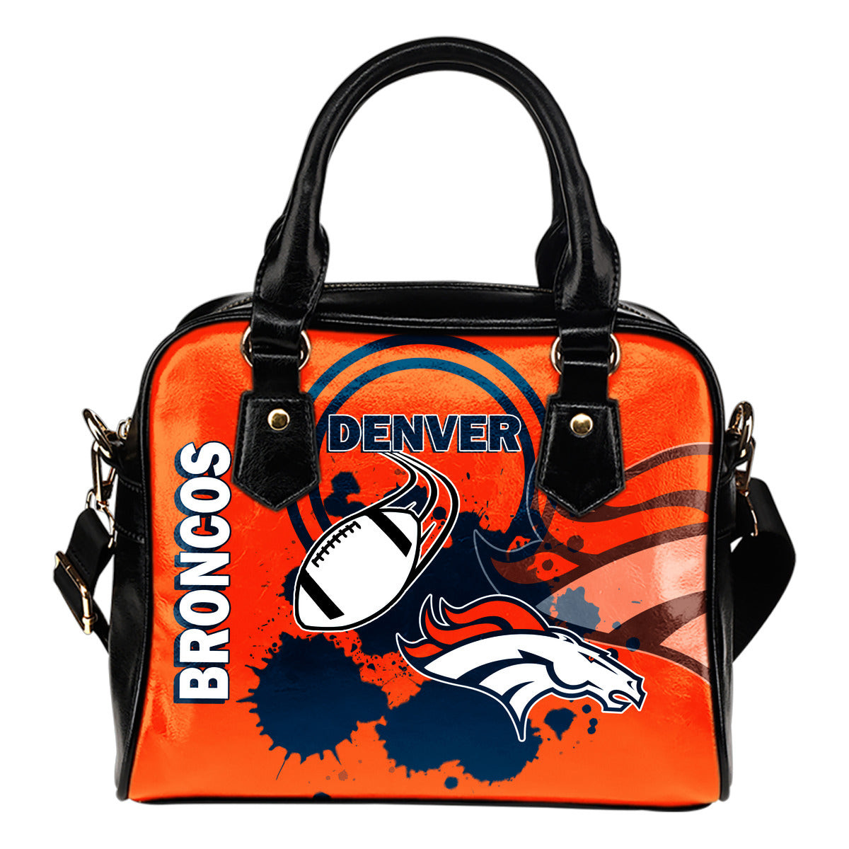 The Victory Denver Broncos Shoulder Handbags Sb0801