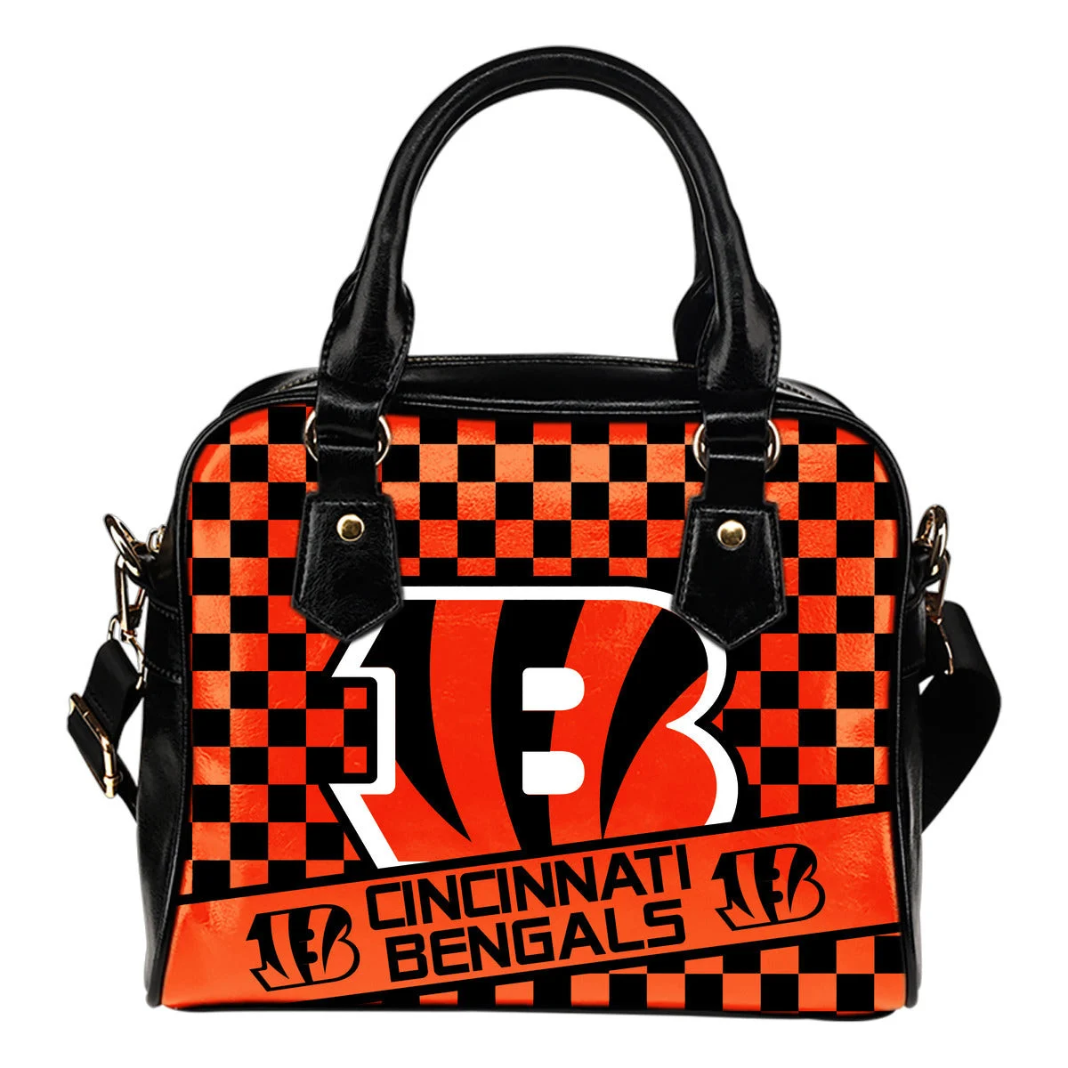 Different Fabulous Banner Cincinnati Bengals Shoulder Handbags Sb0801