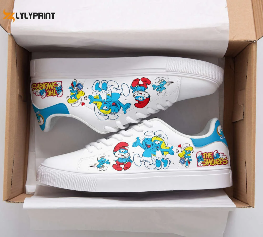 Smurf Skate Shoes For Men Women Fans Gift , Trendy Style Sneakers ST0801