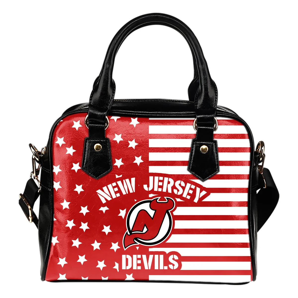 Twinkle Star With Line New Jersey Devils Shoulder Handbags Sb0801