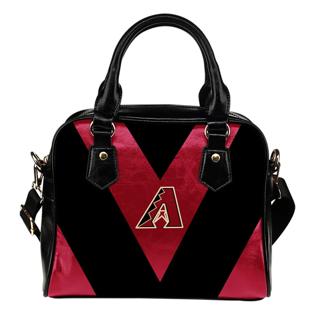 Triangle Double Separate Colour Arizona Diamondbacks Shoulder Handbags Sb0801