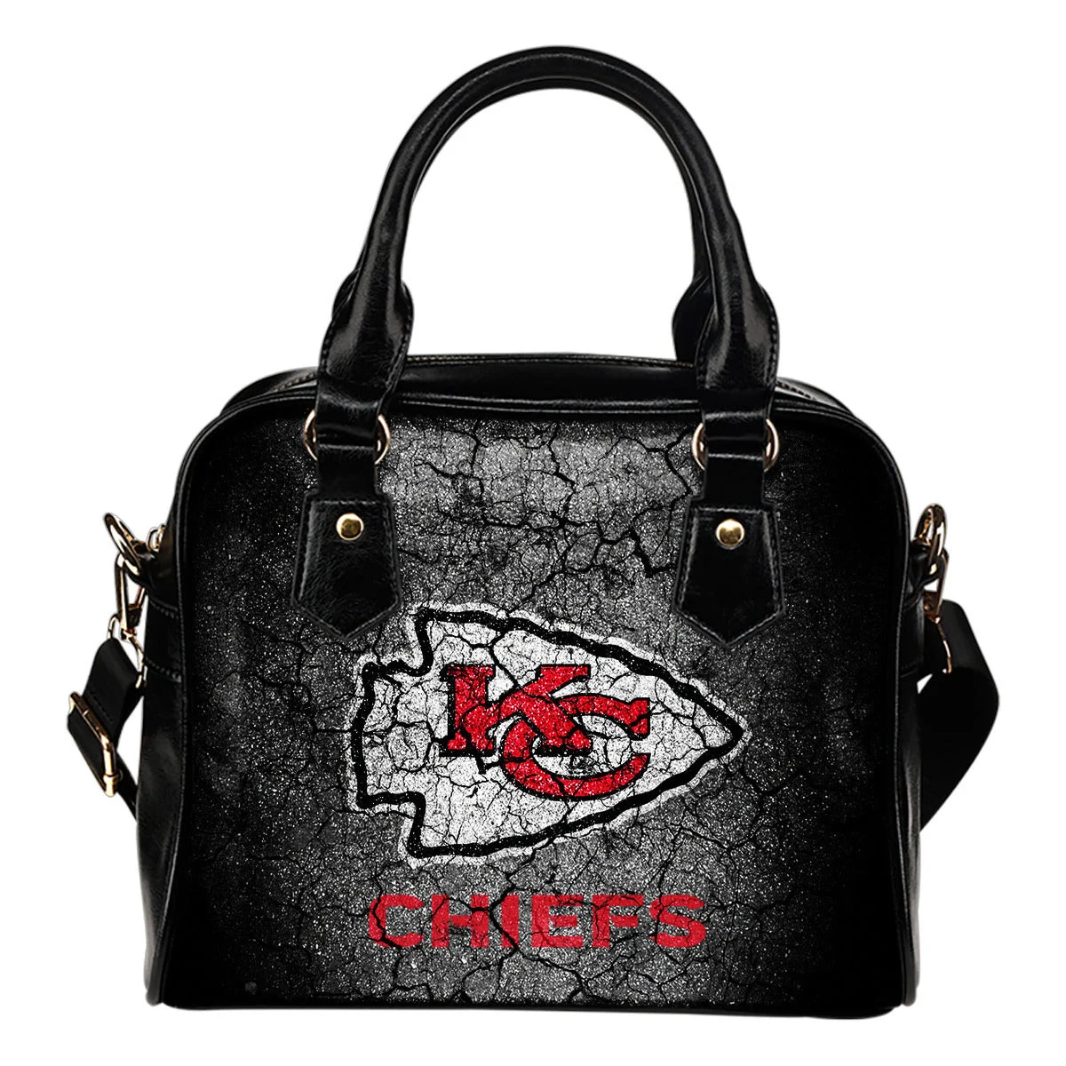 Wall Break Kansas City Chiefs Shoulder Handbags Women Purse Sb0801