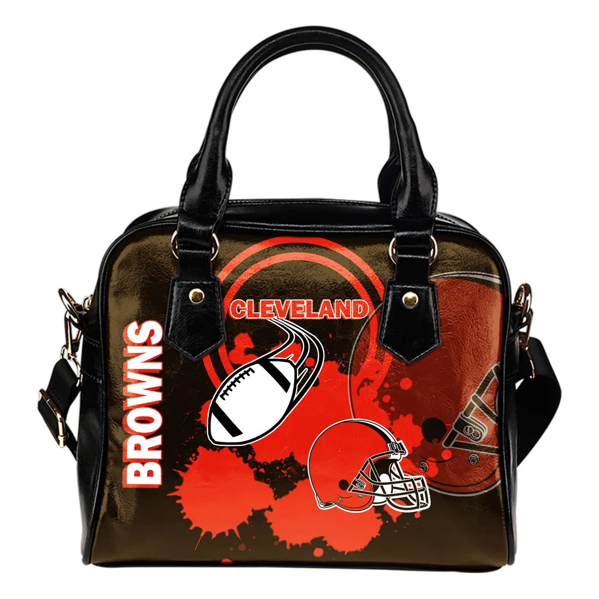 The Victory Cleveland Browns Shoulder Handbags Sb0801