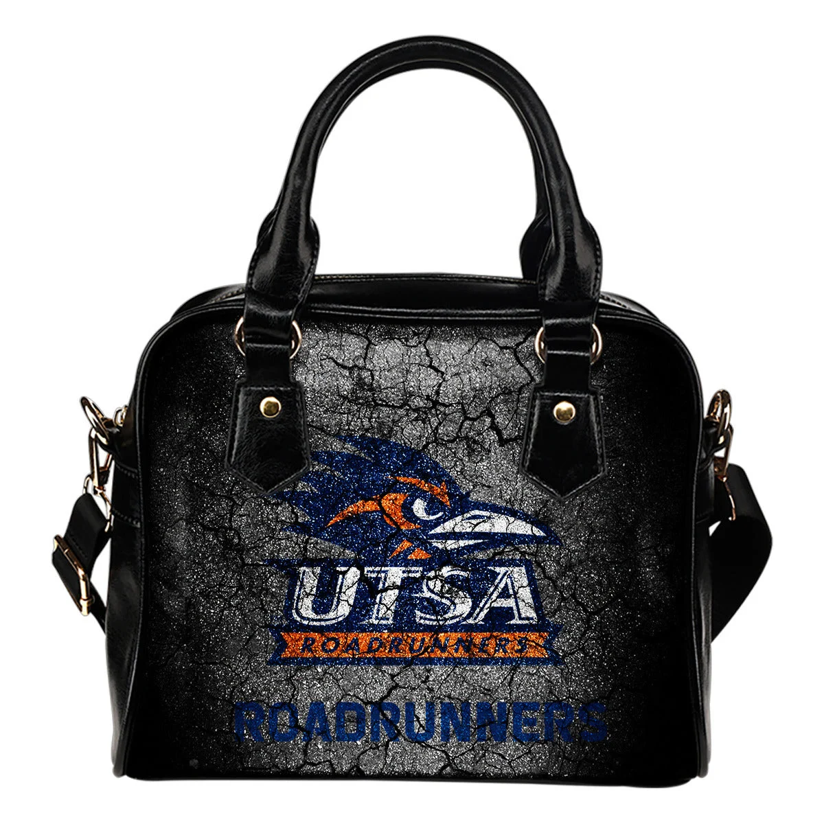 Wall Break UTSA Roadrunners Shoulder Handbags Women Purse Sb0801
