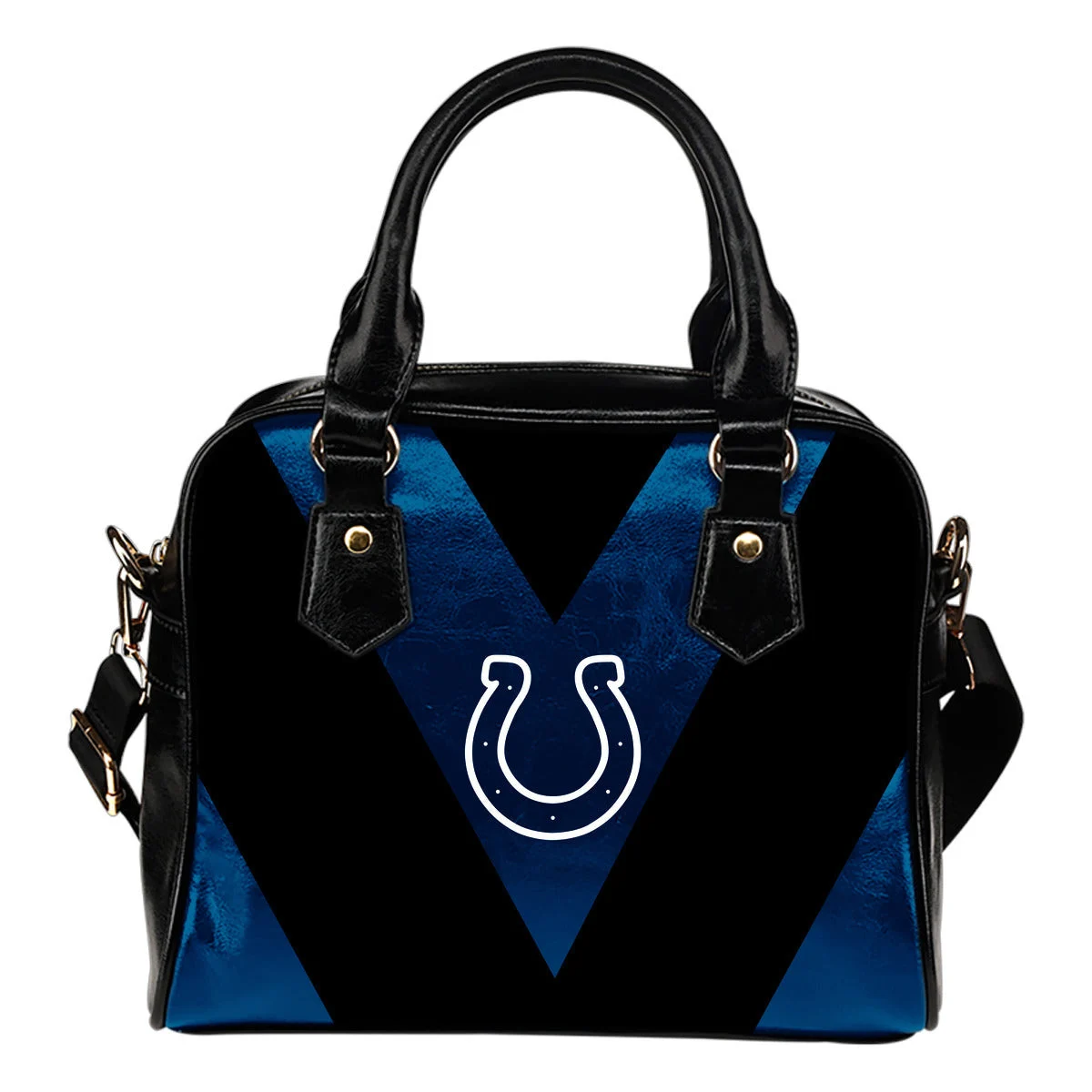 Triangle Double Separate Colour Indianapolis Colts Shoulder Handbags Sb0801