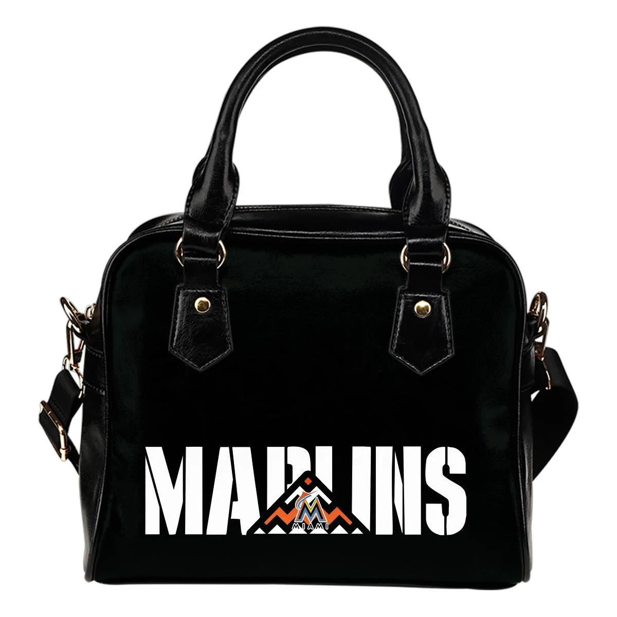 Miami Marlins Mass Triangle Shoulder Handbags Sb0801