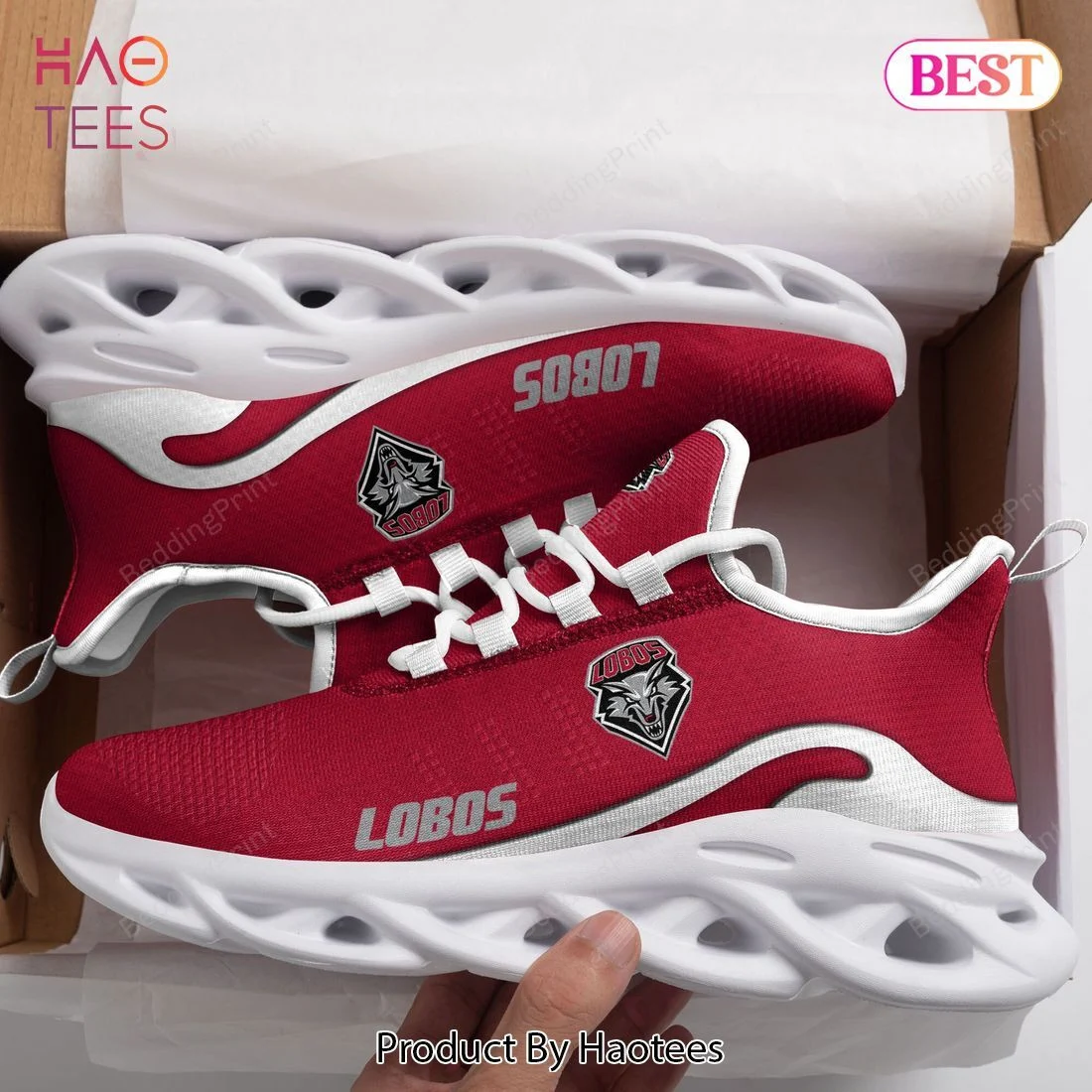 New Mexico Lobos Red Max Soul Shoes  MS0601