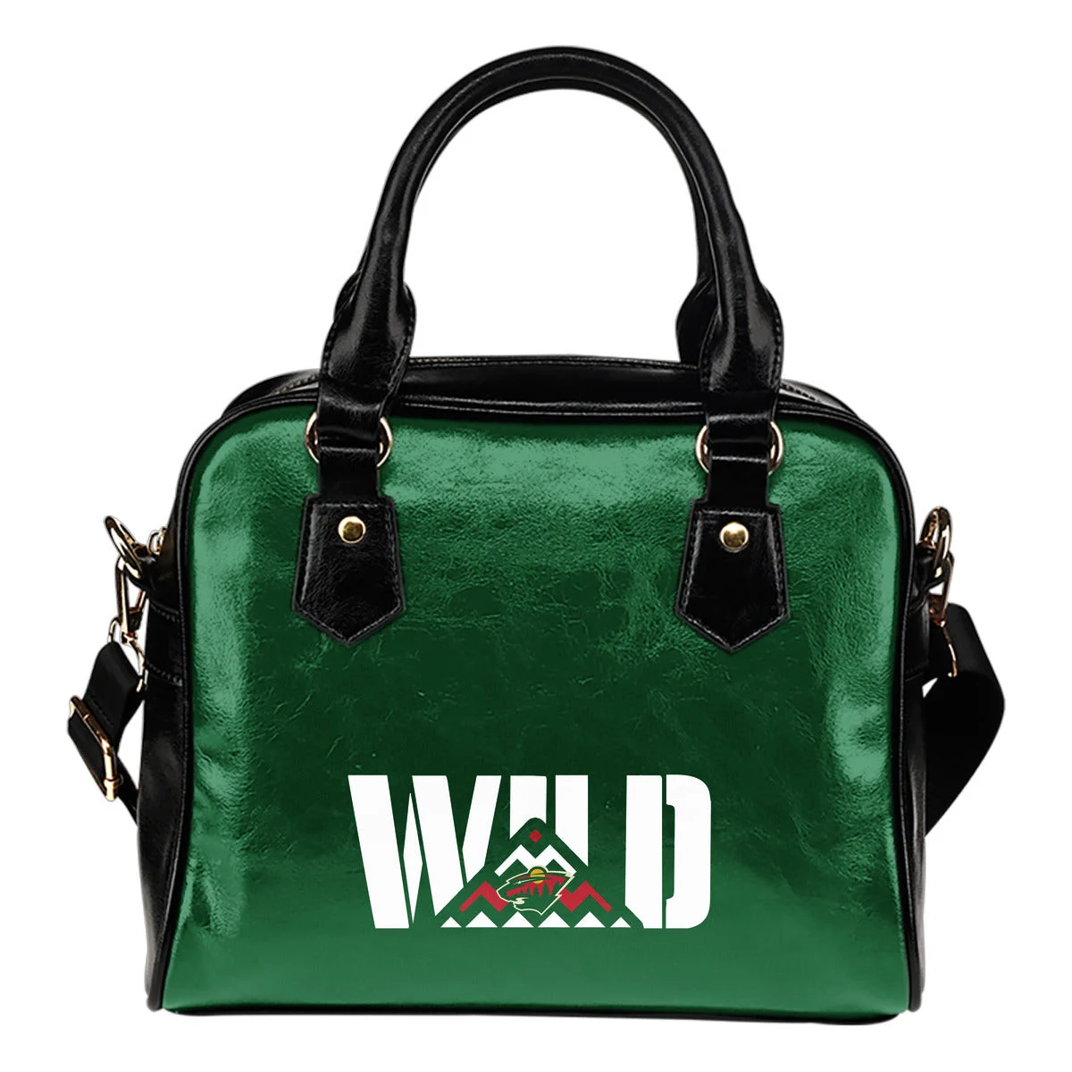 Minnesota Wild Mass Triangle Shoulder Handbags Sb0801