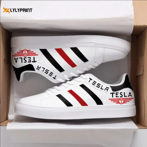 Tesla Skate Shoes For Men Women Fans Giftd ,Trendy Style Sneakers ST0801