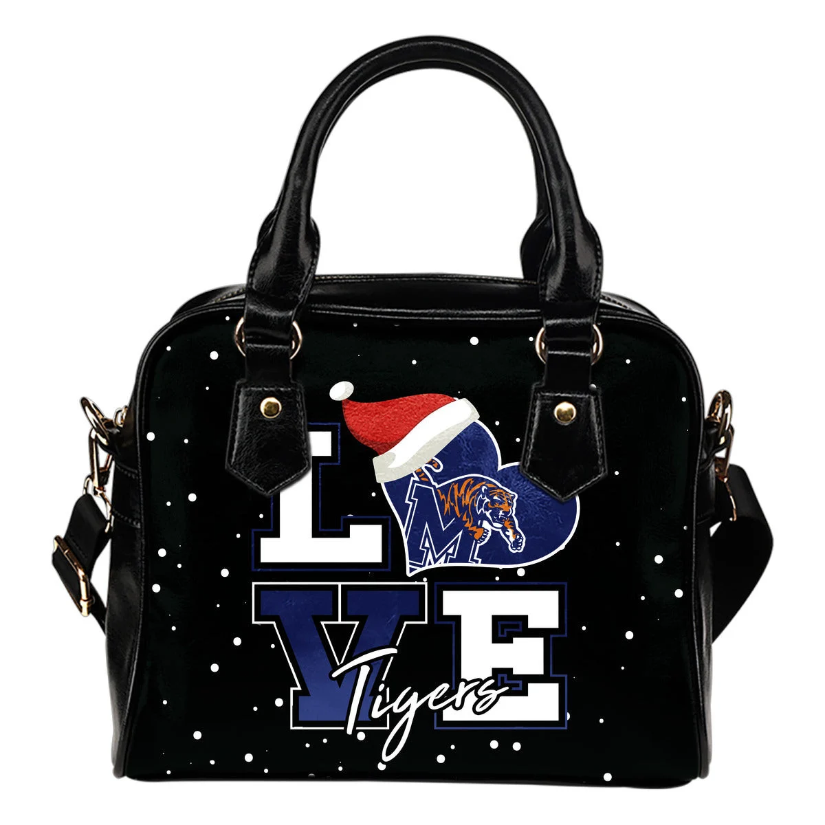 Love Word Christmas Sweet Memphis Tigers Shoulder Handbags Sb0801