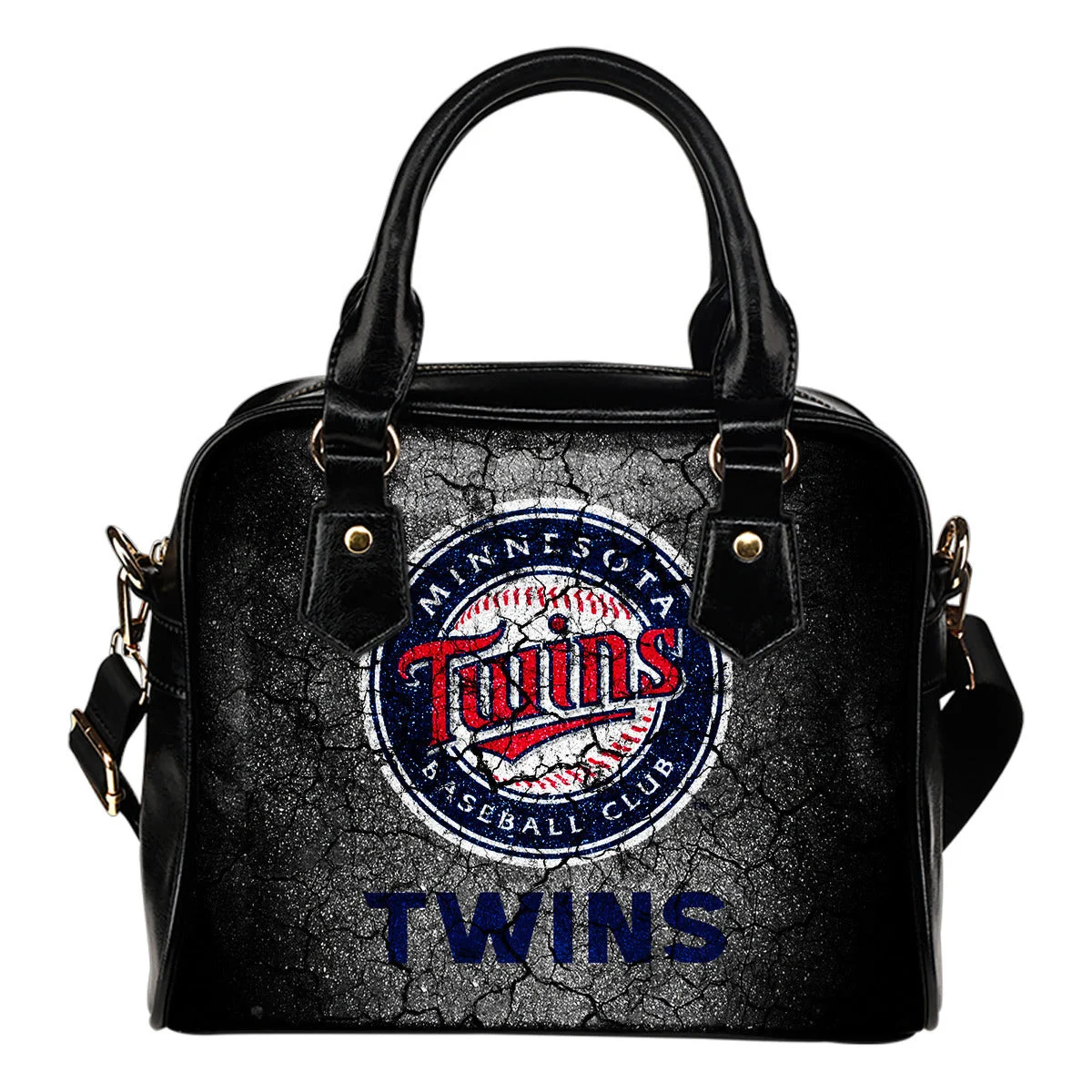 Wall Break Minnesota Twins Shoulder Handbags Women Purse Sb0801