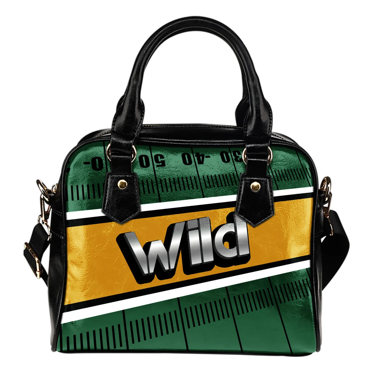 Minnesota Wild Silver Name Colorful Shoulder Handbags Sb0801