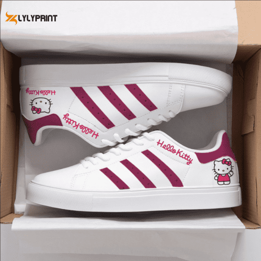 Hello Kitty Skate Shoes For Men Women Fans Gift , Trendy Style Sneakers ST0801