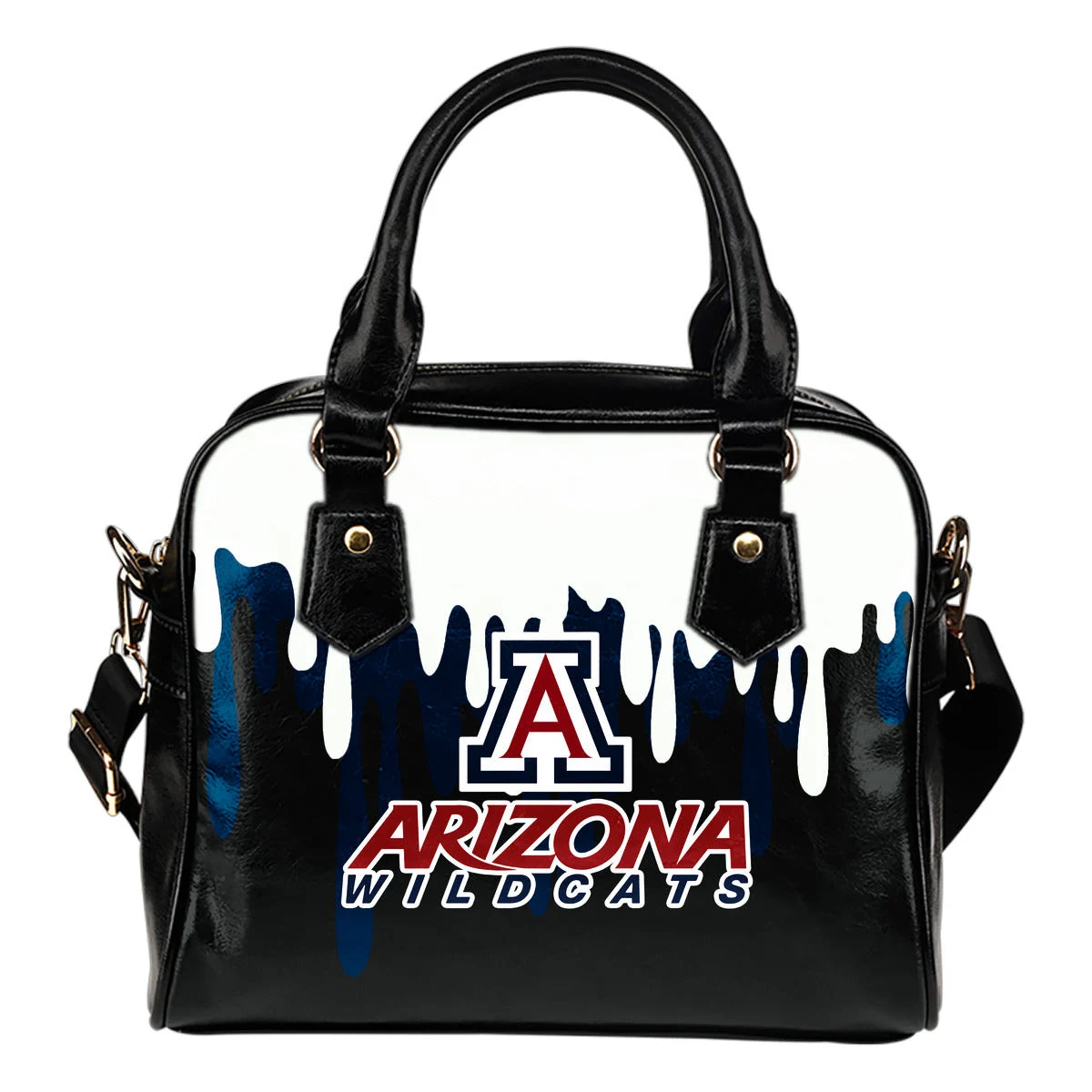 Color Leak Down Colorful Arizona Wildcats Shoulder Handbags Sb0801