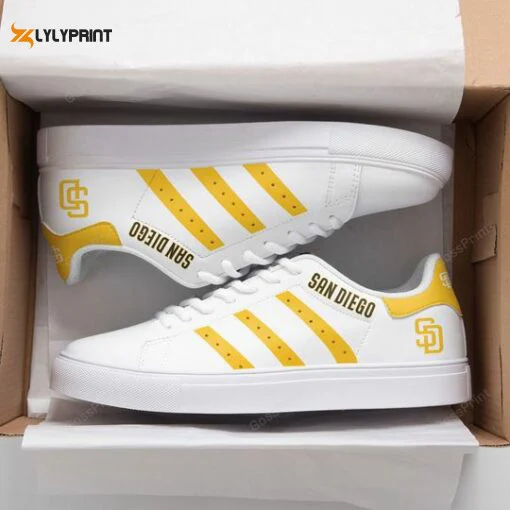 San Diego Padres 2 Skate Shoes For Men Women Fans Gift ,Trendy Style Sneakers ST0801
