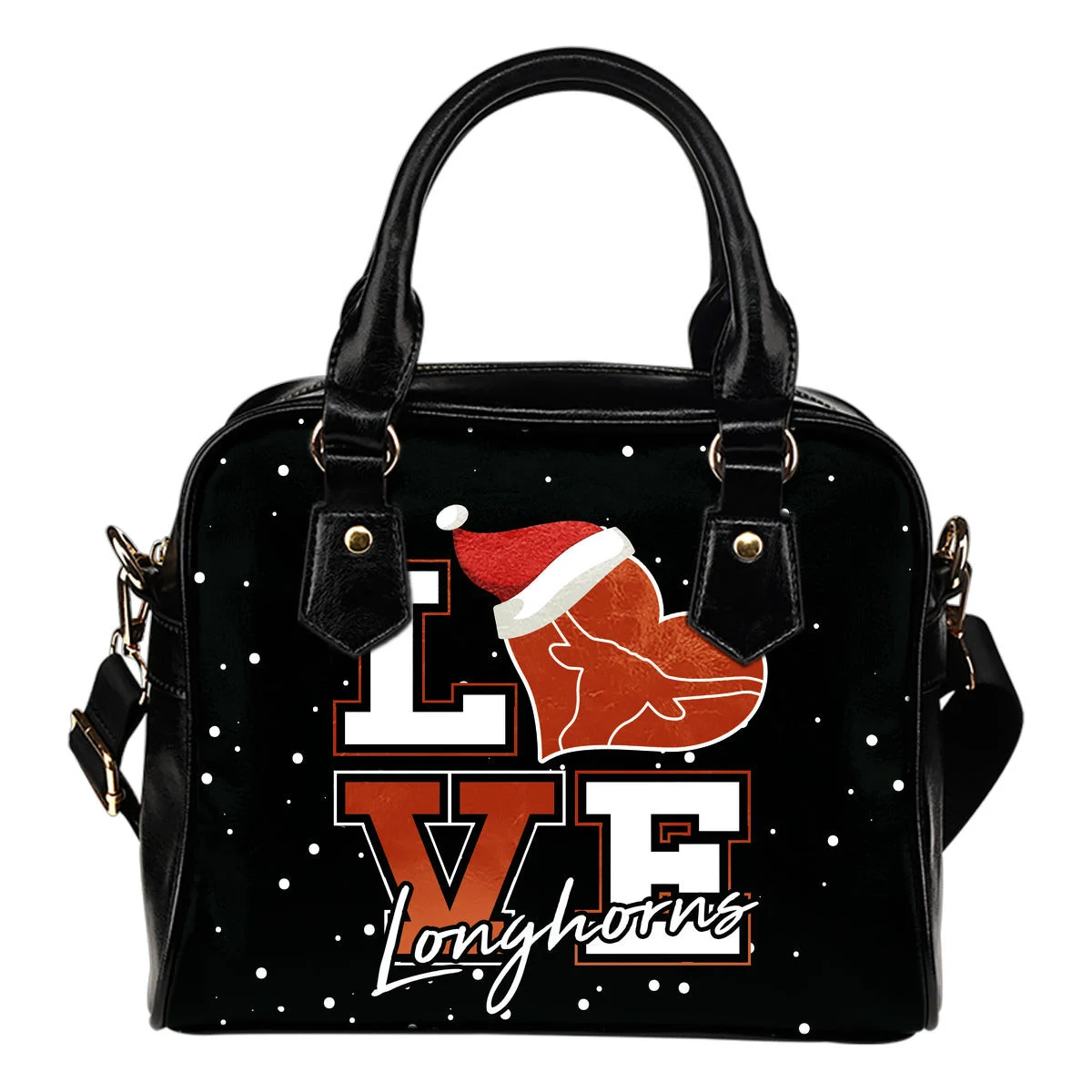 Love Word Christmas Sweet Texas Longhorns Shoulder Handbags Sb0801