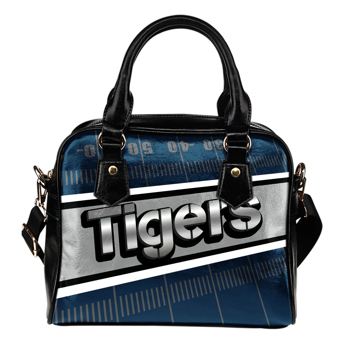 Detroit Tigers Silver Name Colorful Shoulder Handbags Sb0801