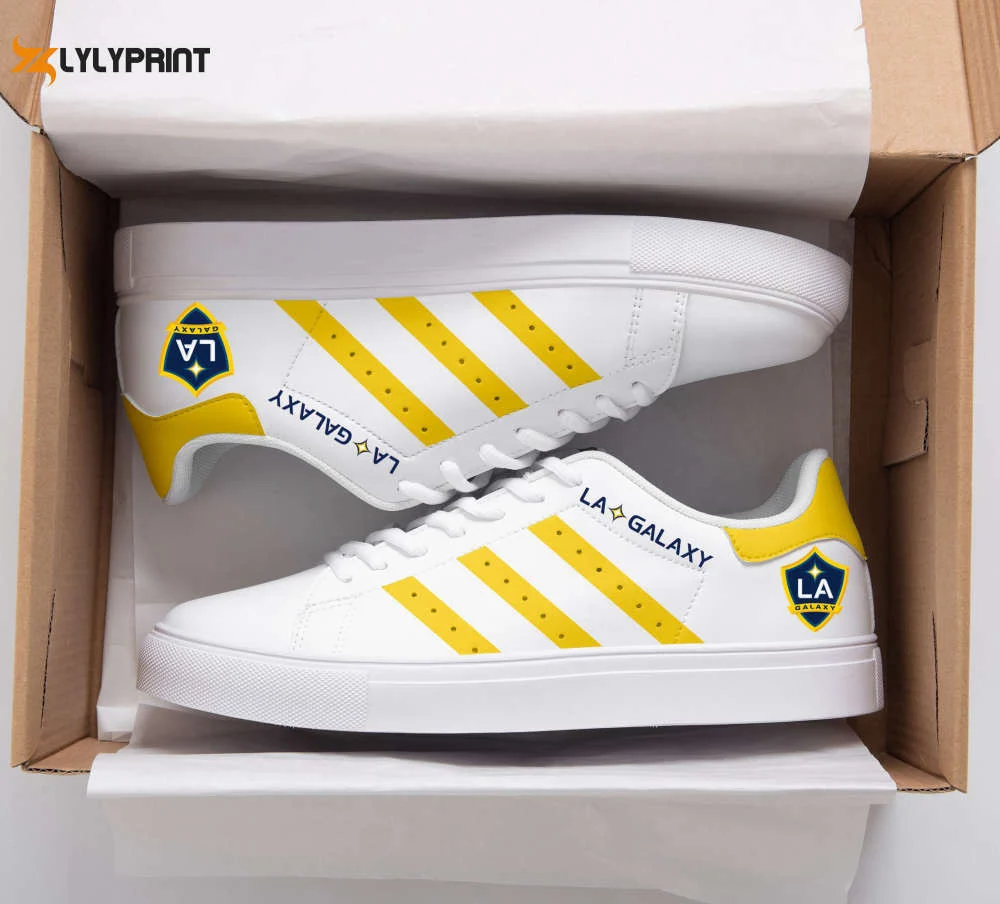 LA Galaxy 2 Skate Shoes For Men And Women Fans Gift  ST0801