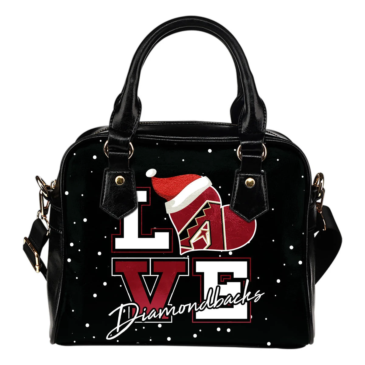 Love Word Christmas Sweet Arizona Diamondbacks Shoulder Handbags Sb0801