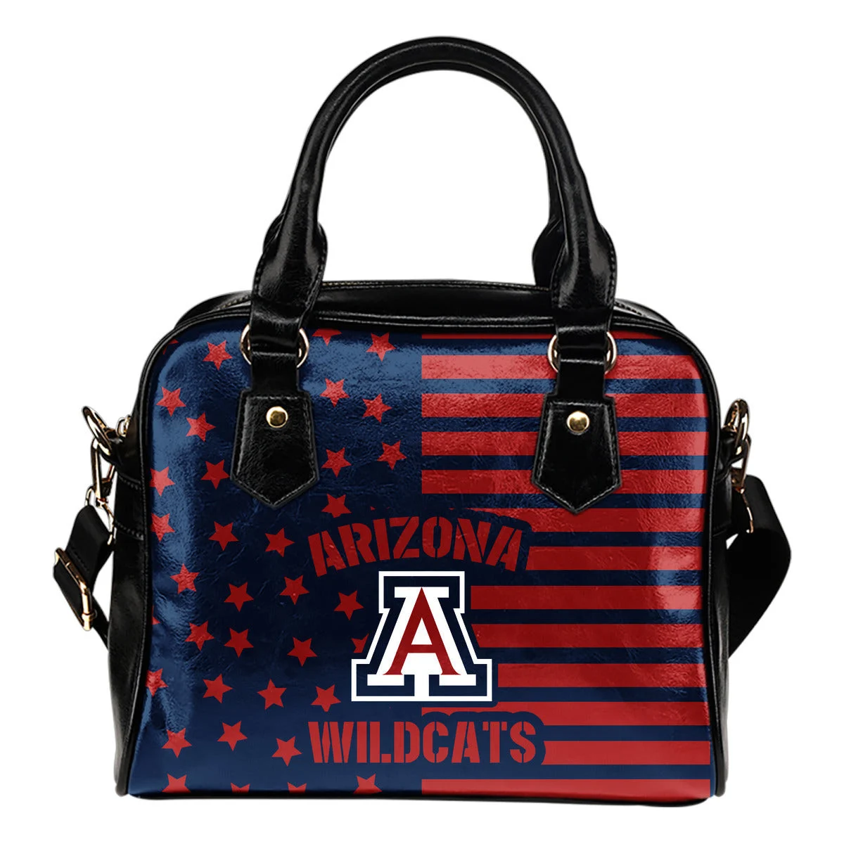 Twinkle Star With Line Arizona Wildcats Shoulder Handbags Sb0801