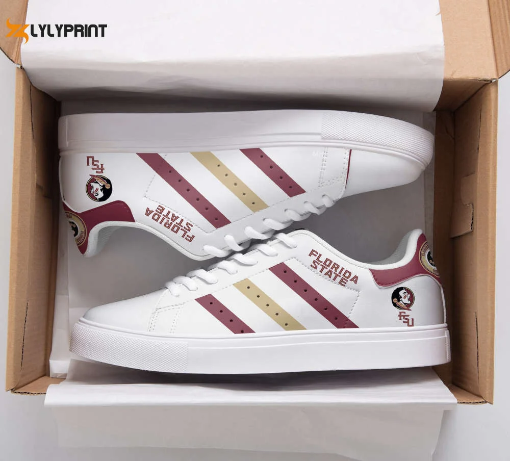 Florida State Seminoles Skate Shoes For Men Women Fans Gift r , Trendy Style Sneakers ST0801