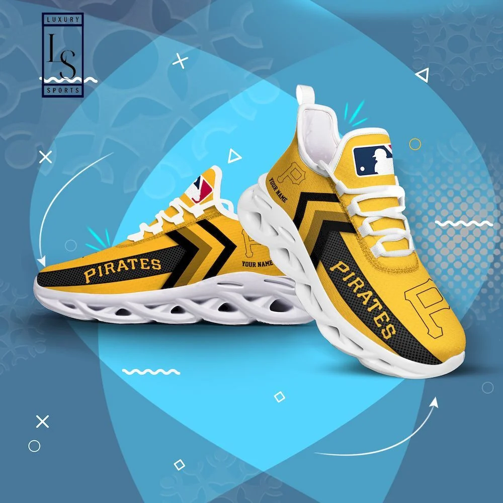 Pittsburgh Pirates Custom Name Max Soul Shoes V2  MS0601