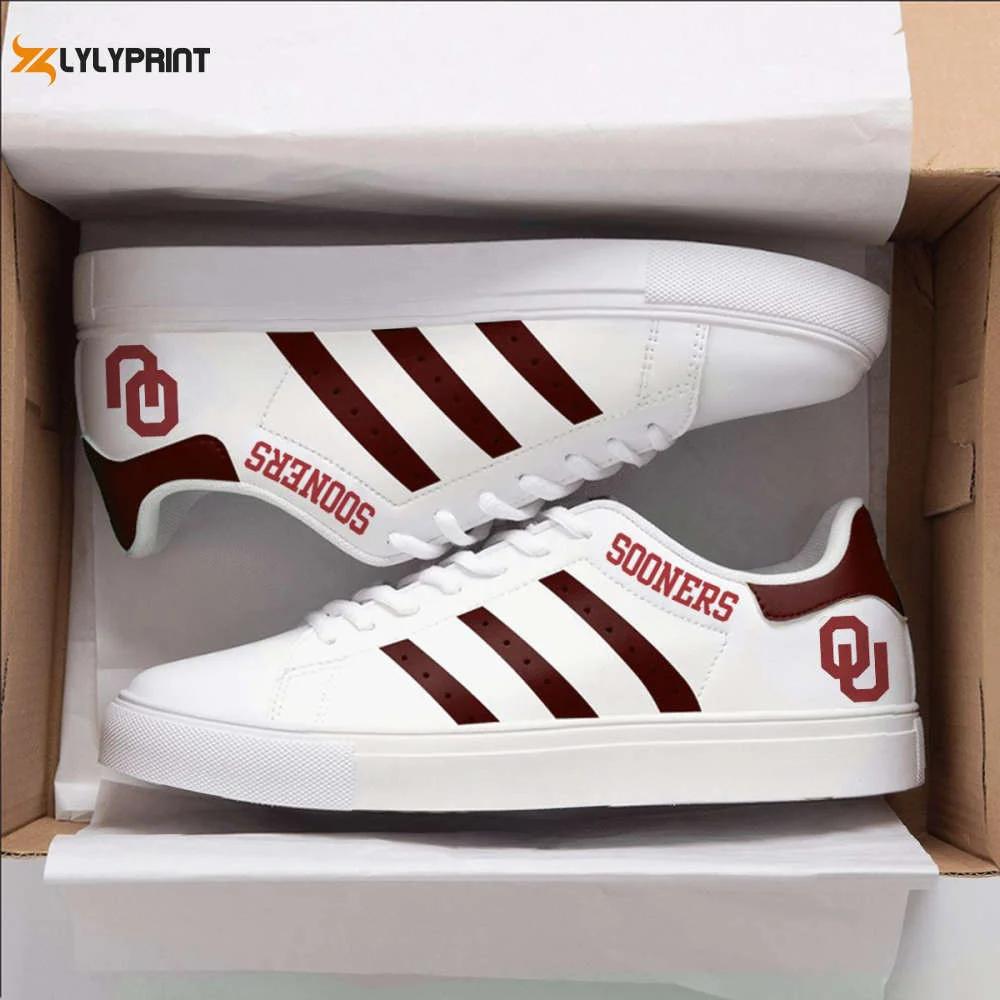 Oklahoma Sooners Skate Shoes For Men Women Fans Gift  ST0801