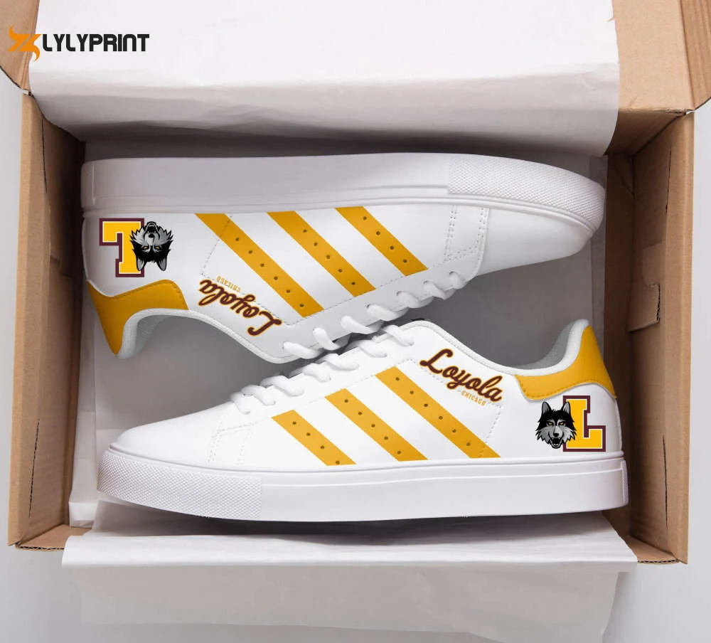 Loyola Chicago Ramblers Skate Shoes For Men Women Fans Gift , Trendy Style Sneakers ST0801