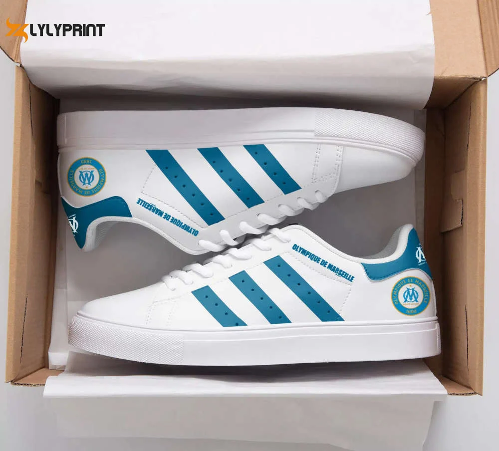 Olympique de Marseille 1 Skate Shoes For Men Women Fans Gift ,Trendy Style Sneakers ST0801