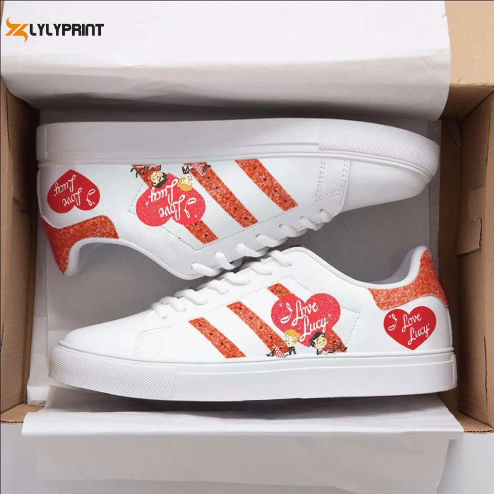 I Love Lucy Skate Shoes For Men Women Fans Gift ,Trendy Style Sneakers ST0801