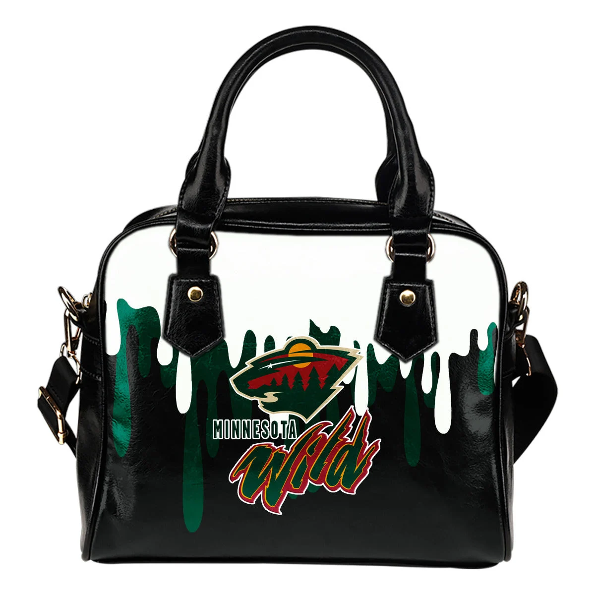 Color Leak Down Colorful Minnesota Wild Shoulder Handbags Sb0801